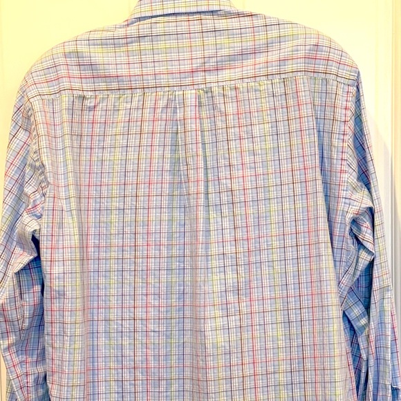 EUC, Peter Millar, L/S button down, beautiful pattern, great color pallette, L - Picture 7 of 10